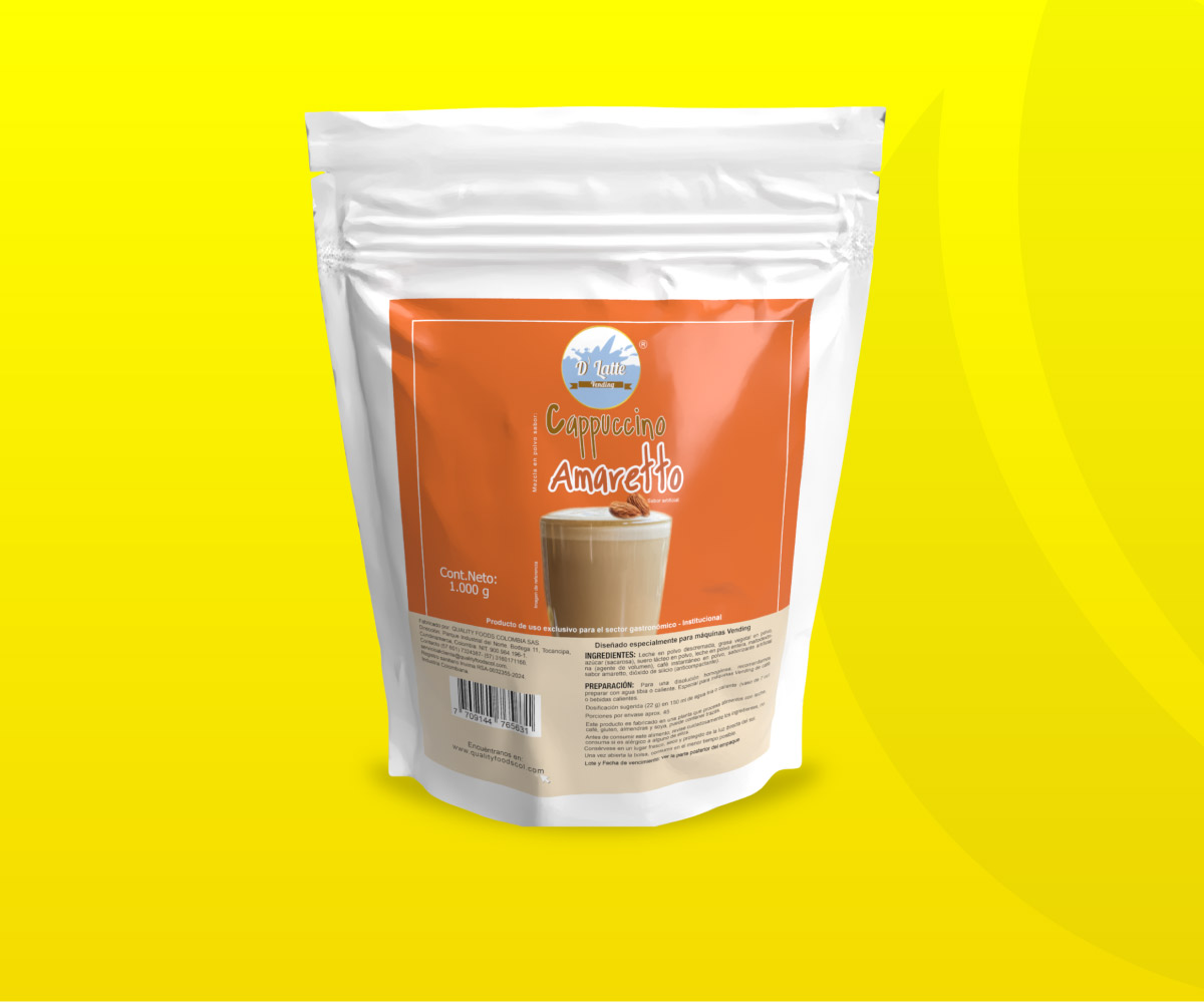 Capuccino sabor amaretto Vending